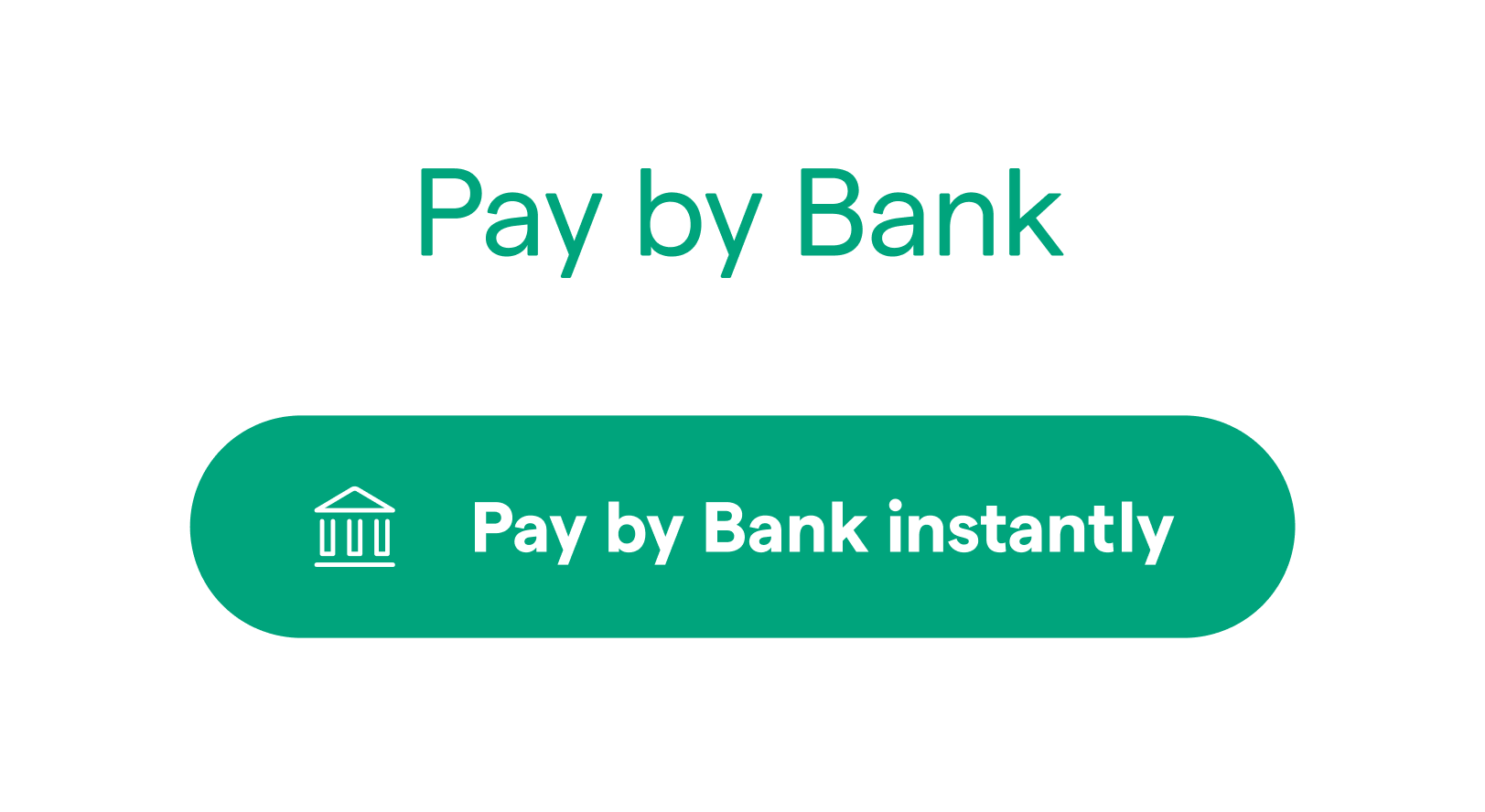 Pay by Bank logo artwork