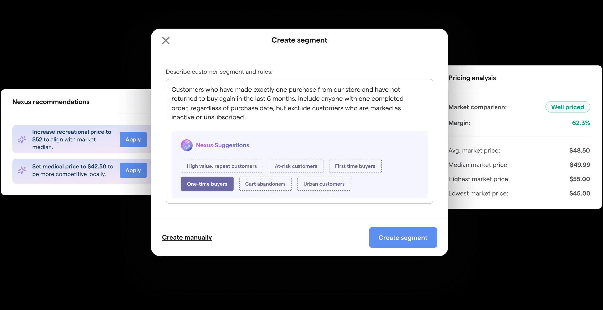 Dutchie Nexus AI analytics interface for cannabis operators