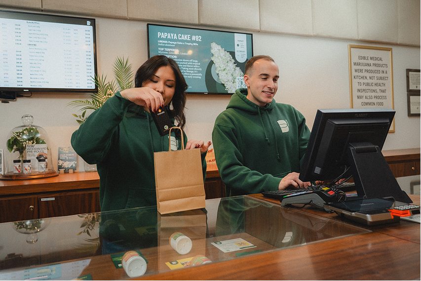 Inside The Botanist dispensary in Canton, Ohio