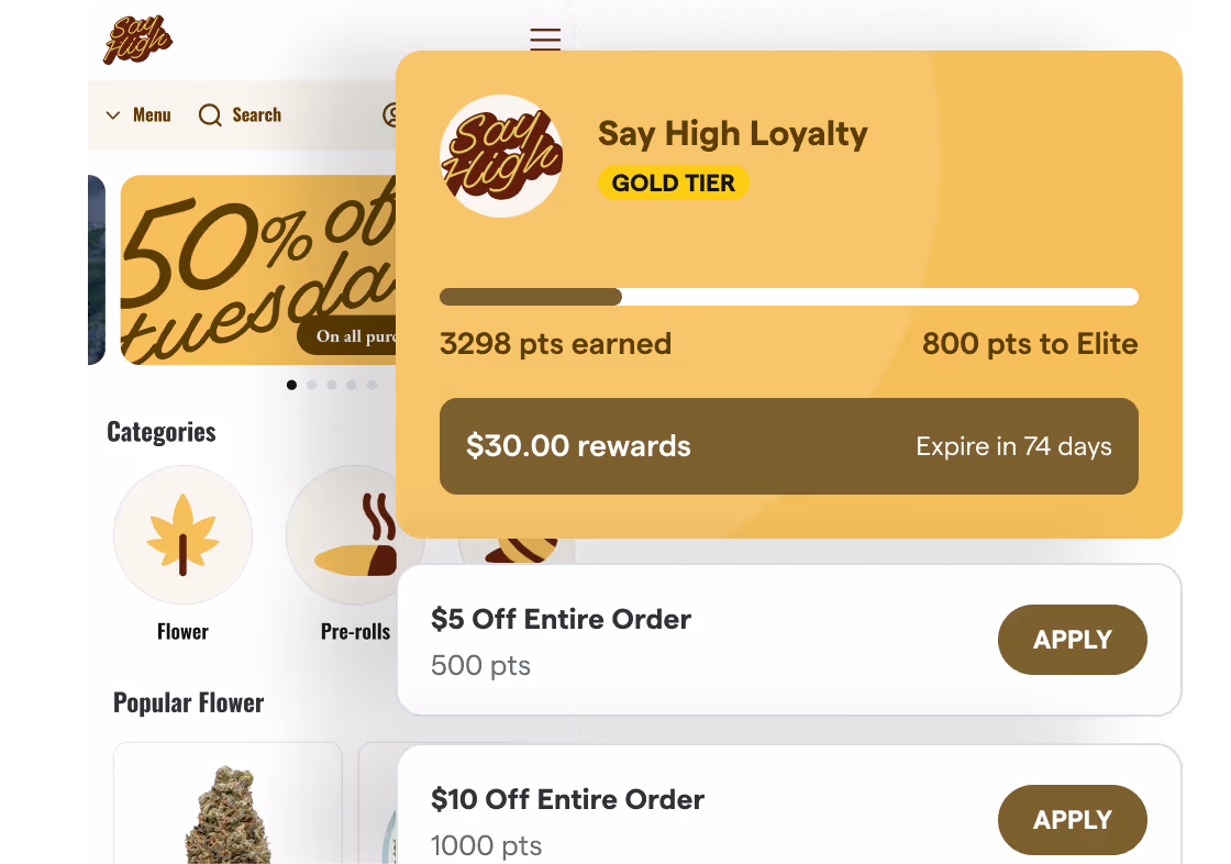 Embedded loyalty experience inside checkout